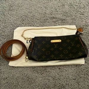 Louis Vuitton Eva date code DU2059 with long strap